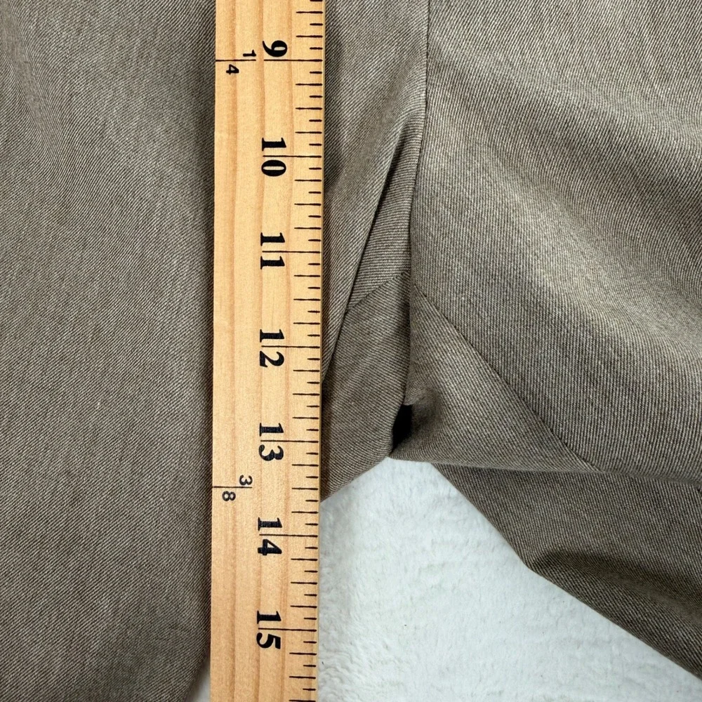 Murano Mens Dress Pants‎ 36x30 Tan Brown Pleated Front Straight Leg Trousers